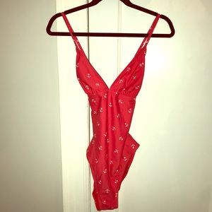 Old Navy Red Anchor Swimsuit